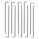 Heavy Duty Galvanised Steel Metal tent Pegs Fasteners For Camping Tents 20pc