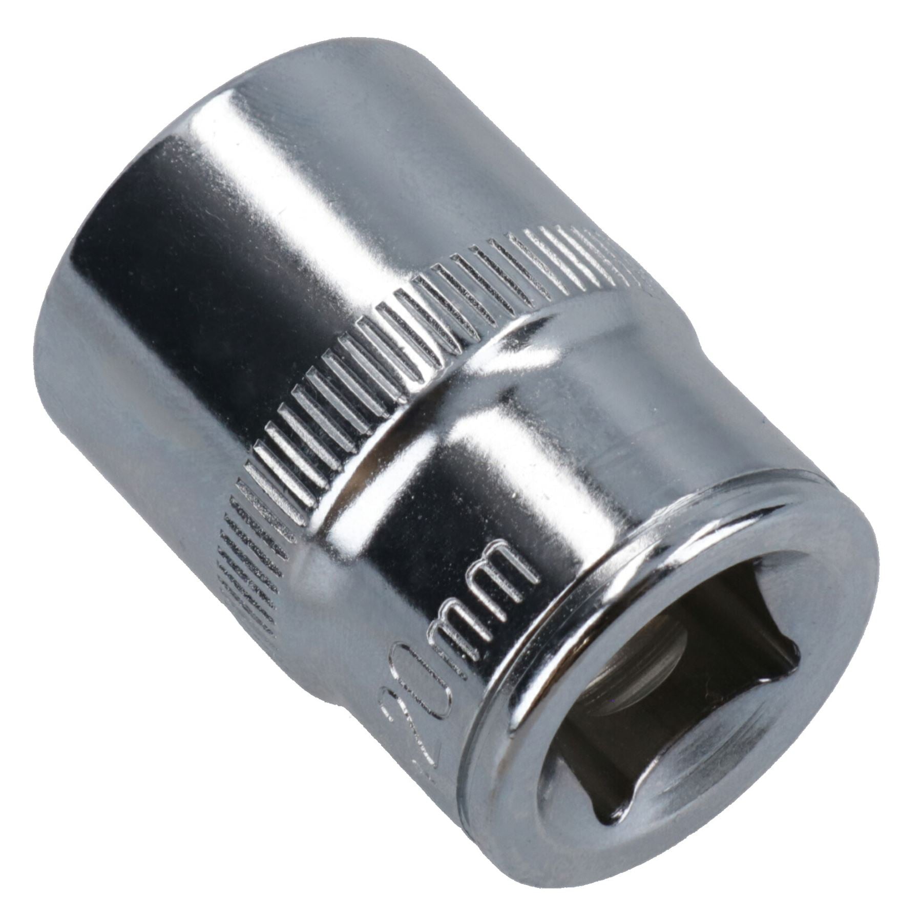 1/2in Drive Shallow Metric MM Socket 12 Sided Bi-Hex with Knurled Ring