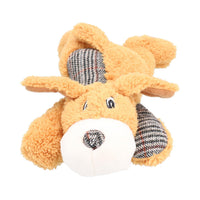 Dylan Dog  & Sniffer Rabbit Comfort Plush Soft Dog Toy Bundle With Squeak