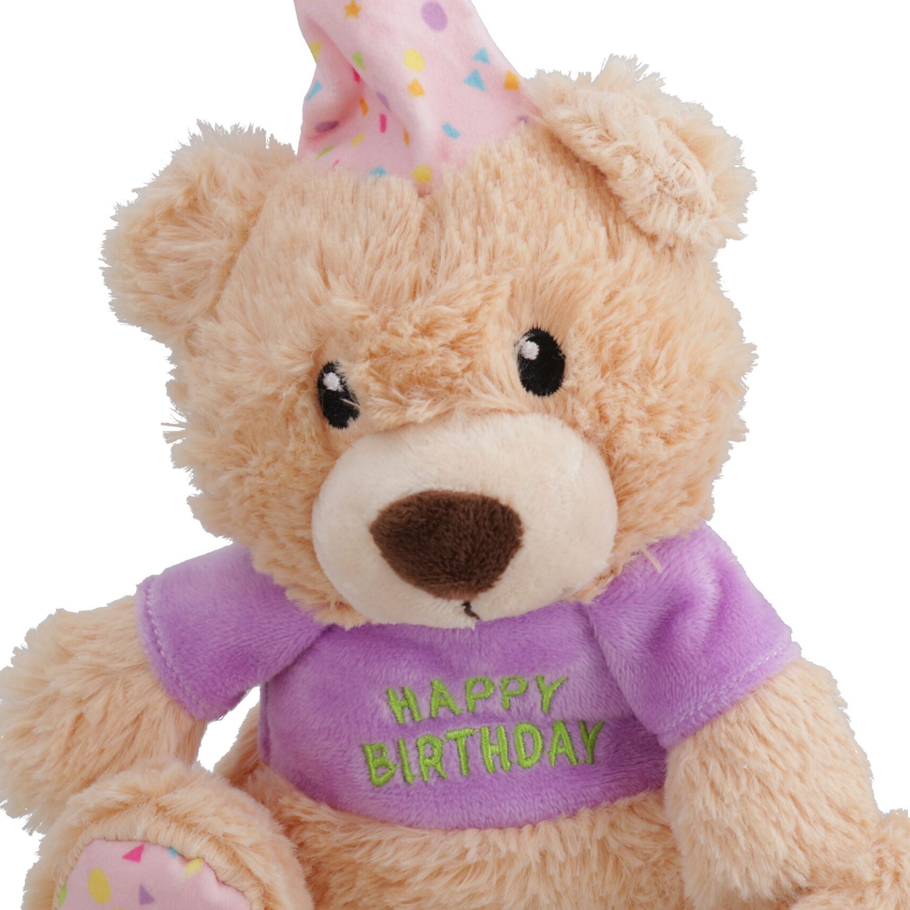 Super Soft Plush Squeaky Birthday Bear Dog Puppy Happy Birthday Gift