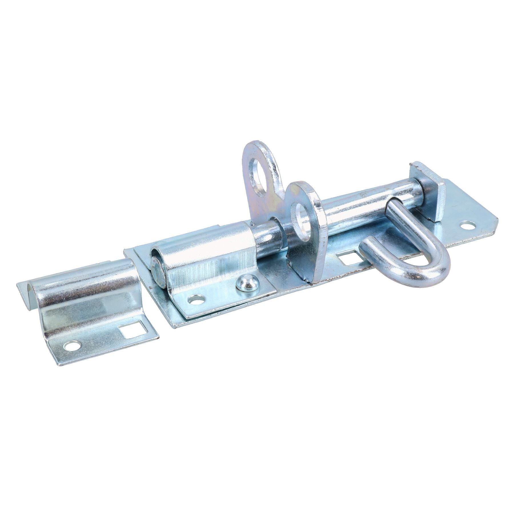 4” (100mm) Galvanised Brenton Slip Bolt Padbolt Slide Latch Lock Sheds Gates