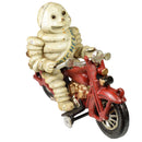 Michelin Man Motorcycle Motorbike Bike Mascot Figure Statue Bibendum Cast Iron