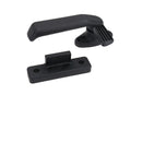 Left Hand Window Handle Lever Catch & Retainer Black Polypropylene Locker