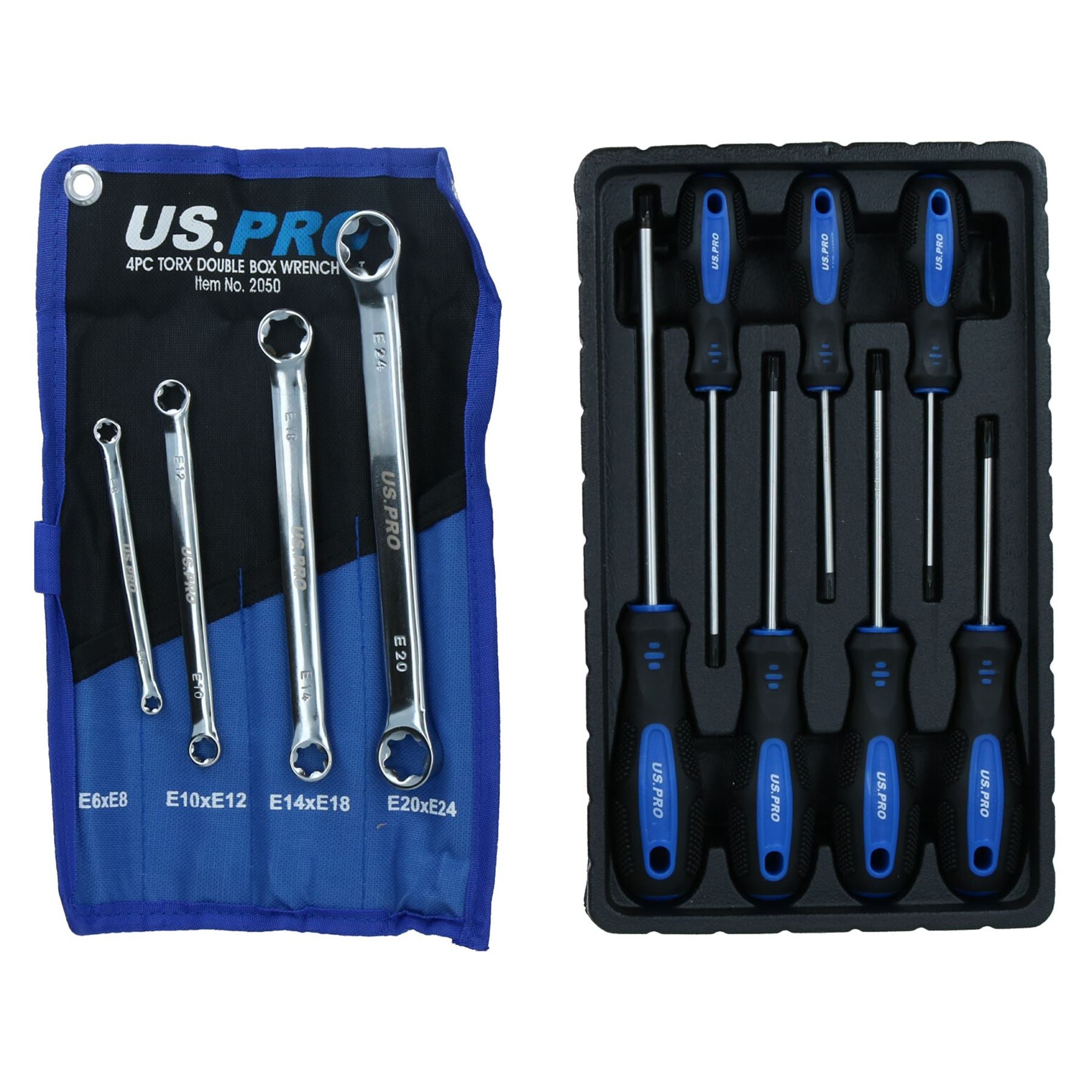 Torx Star Male Female Screwdrivers E Spanners Wrench T10 – T30 + E6 – E24