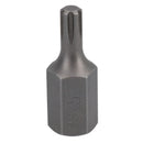 5 Pack M5 - M13 Male 30mm Ribe Bits With 10mm Hex End S2 Steel