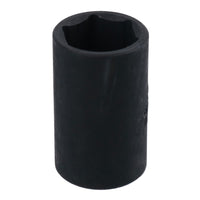 3/8in Drive Shallow Stubby Metric Impacted Impact Socket 6 Sided Single Hex