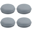 Grey Plastic Hub Cap Grease Cap Dust Bearing Cap 76mm For Ifor Williams Trailers