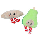 Cat Kitten Christmas Gift Avocado & Croissant Festive Cat Toy Bundle Feline Play