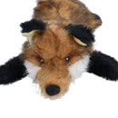 Classic Dog Puppy Play Time Soft Plush Large Fox With Squeaker