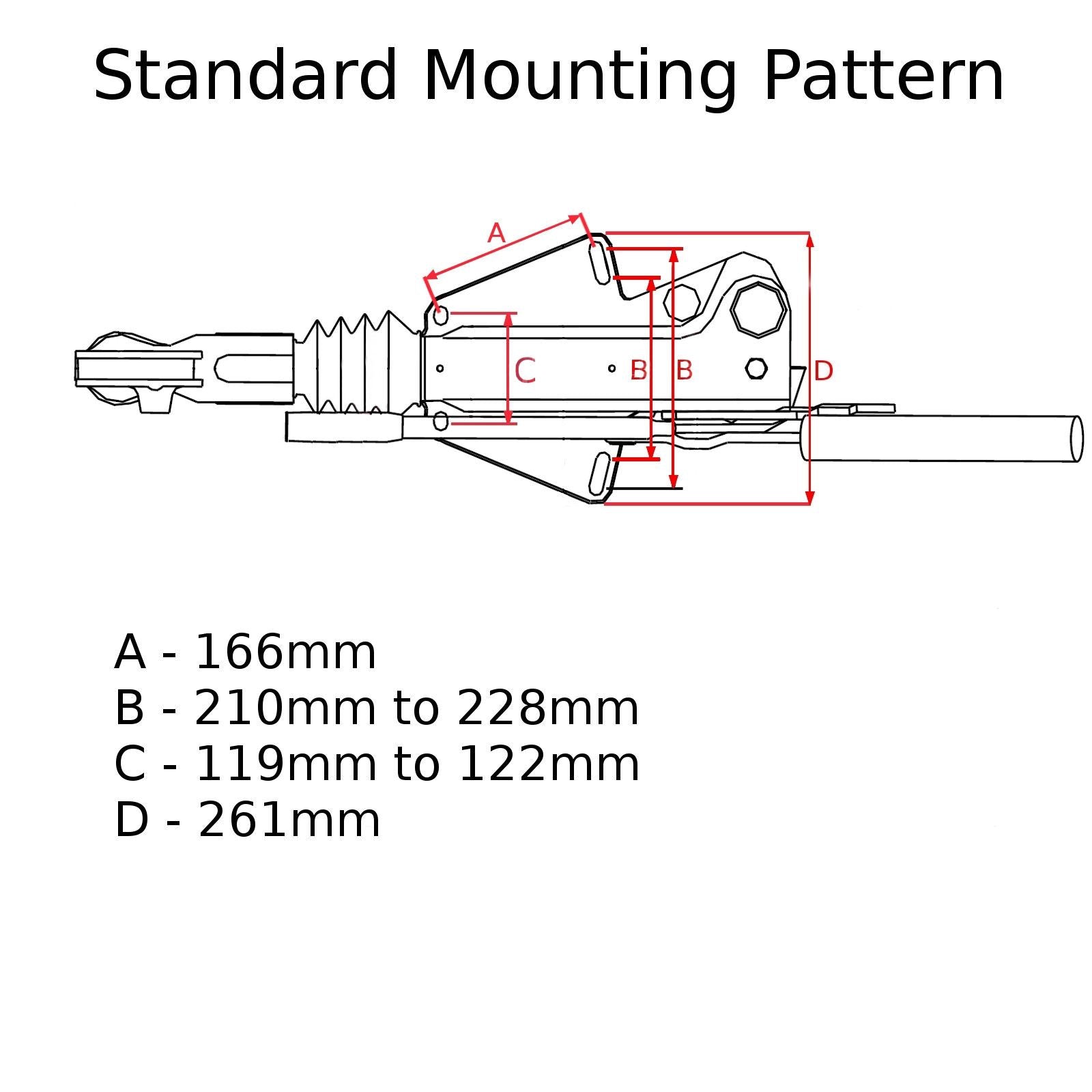 Trailer Braked Hitch / Coupling 3500kg by Bradley for 50mm Tow Balls / Bars