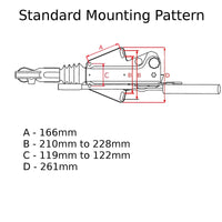 Trailer Braked Hitch / Coupling 3500kg by Bradley for 50mm Tow Balls / Bars