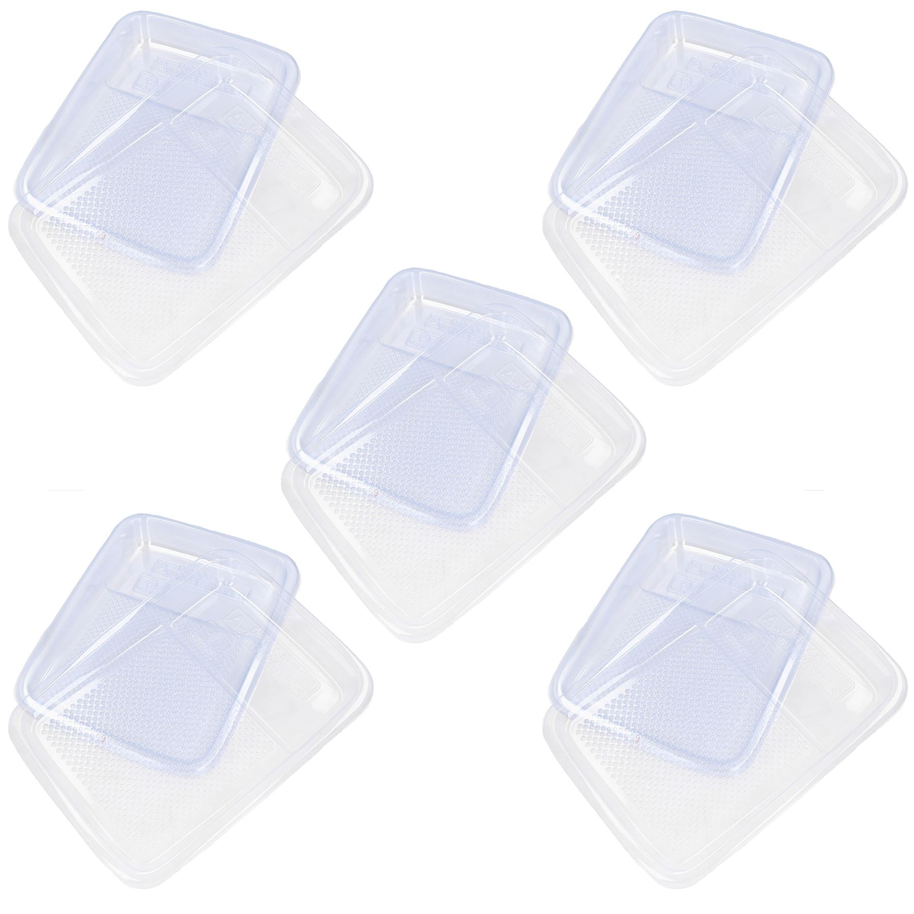 Clear Plastic Disposable Roller Tray Liners for 230mm / 9” Roller Trays