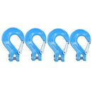 Clevis Sling Hook Safety Catch Max Lifting Capacity 3.15 Ton 10mm Chain 4pc