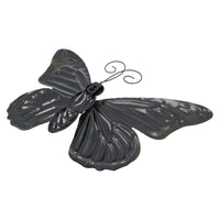 Large 3D Orange Metal  Butterfly Garden/Home Wall Art Ornament 8X24X36cm