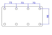 750kg Commercial Trailer Suspension Units PAIR TRSP32