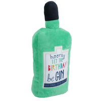 Dog Puppy Gift Birthday Gin Bottle Plush Toy Drink Themed Soft Plush Toy Present