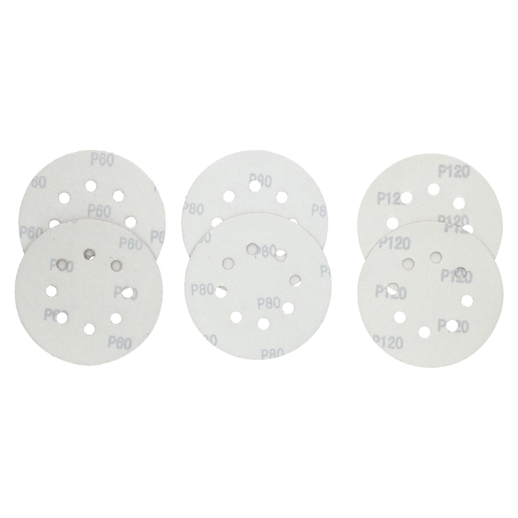 125mm Hook And Loop Sanding Sander Abrasive DA Discs Round Sanding Pads