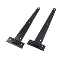 12” (300mm) Heavy Duty T Tee Hinges for Doors + Gates with Fixing Screws