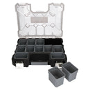 Heavy Duty Storage Case With 12 Removable Compartments Holder Metal Clips