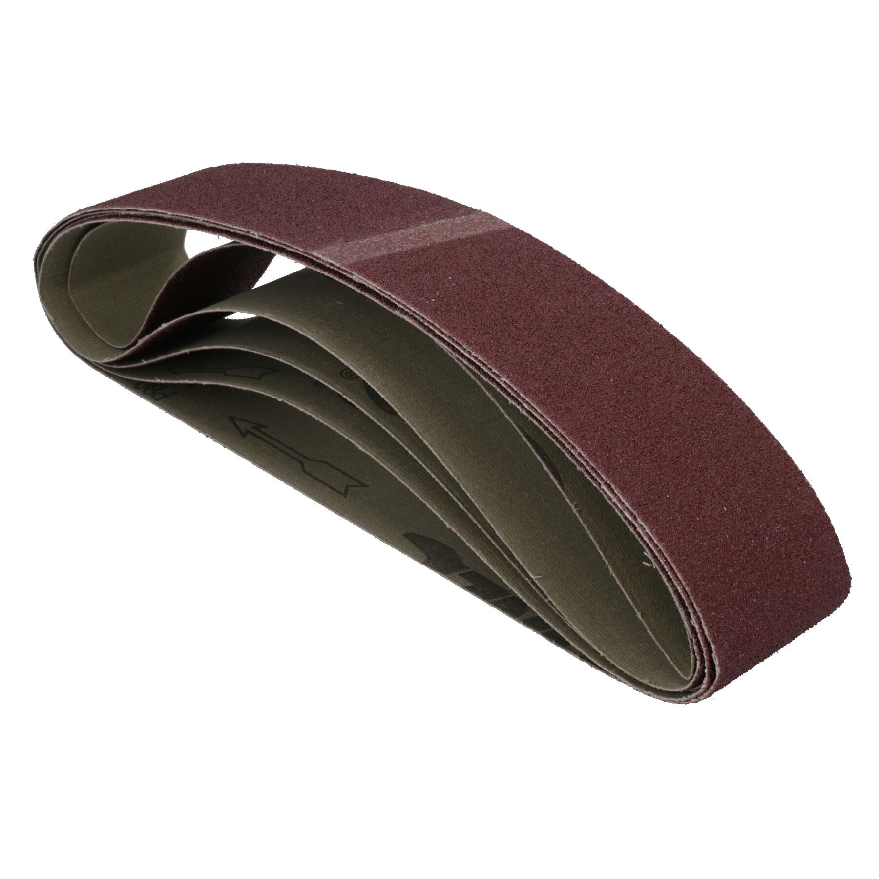 686mm x 50mm Durable Sanding Belts Medium 80 Grit Alu Oxide For Grinders