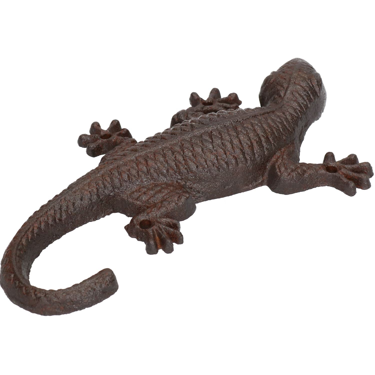 Lizard Gecko Garden Wall Door Shed Sculpture Ornament Statue Metal Decoration