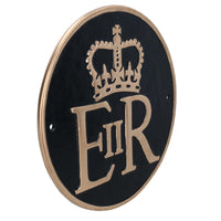 ER Aluminium Sign Plaque Door Wall House Gate Garden Queen Royal GB Britain