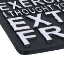 Exercise? I Thought You Said Extra Fries Sign Cast Iron Plaque Wall House Door