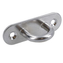 6mm Pad Eye Plate Tie Down Anchor Ring Stainless Steel A2