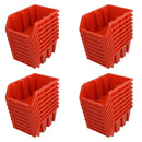 Stacking Bin Boxes Wall or Stack for Garage Workshop Storage 165 x 105 x 75