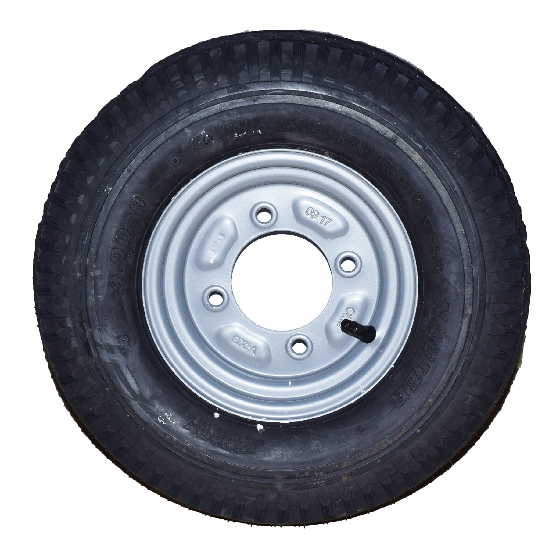 Spare Wheel & Tyre with Mounting Bracket for Erde & Daxara 120 121 122 Trailer