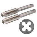 1/8" - 1/2" BSW Tap & Die Whitworth Tungsten Steel Taper Tap & 25mm Die