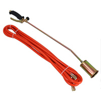 Gas Torch Burner 5m Propane Hose Roofer Plumber Weed Regulator Garden