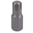 5 Pack M5 - M13 Male 30mm Ribe Bits With 10mm Hex End S2 Steel