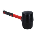 32oz Black Rubber Mallet With Fibreglass Handle Hammer Non Marking Head