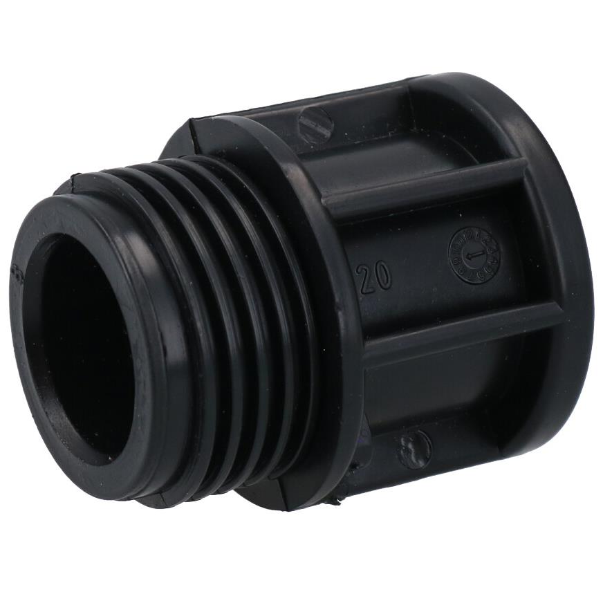 20mm MDPE End Stop Water Pipe Cap Shut-Off Compression Fitting Coupling