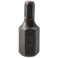 Metric MM 4mm – 12mm Hex Allen Key Bits With 10mm Shank Short or Deep