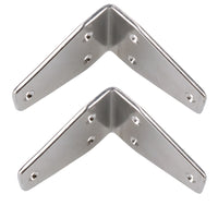 Heavy Duty Angle Bracket 90 Degree Brace Marine Stainless Steel 80mm x 50mm