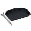 11" Metal Ashpan Ash Pan Tray For 16" Fireplace & Handle Open Fire Carrier Coal