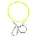 1m 3mm Braked Trailer Break Away cable (Yellow) TR028