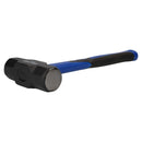 3lb Double Face Sledge / Lump Hammer TPR Handle Fibreglass Shaft U S Pro