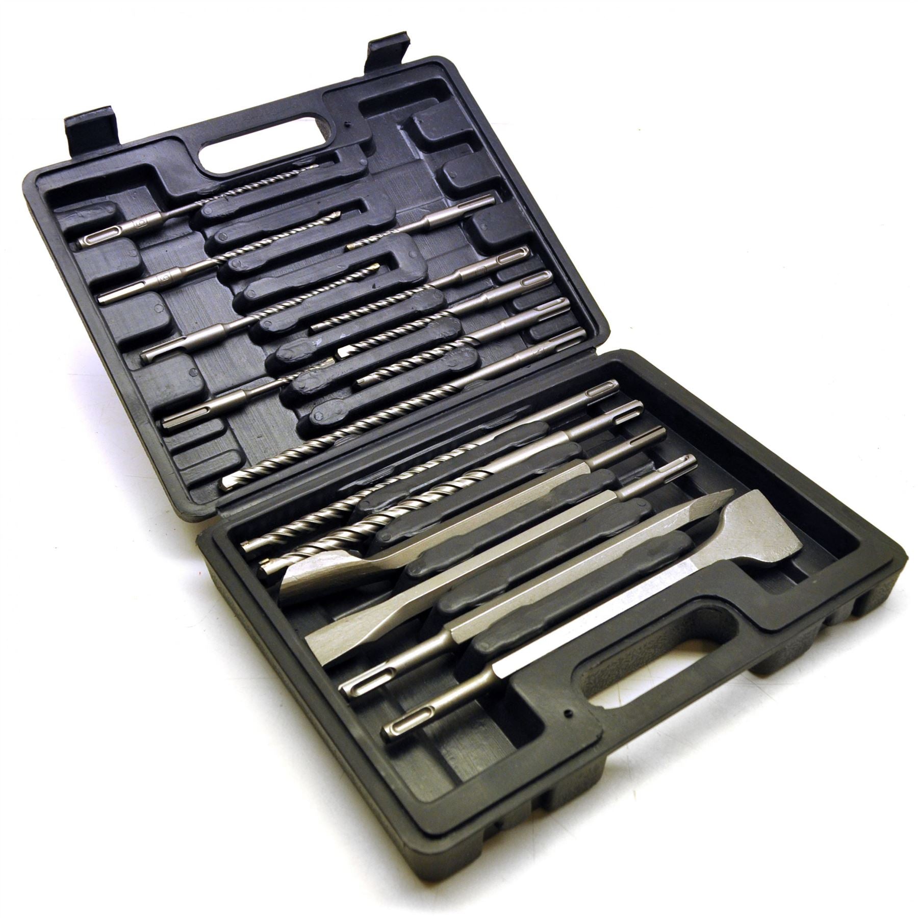 SDS Plus Chisel Set Masonry And Steel Drill Bit Set 15pc SIL72