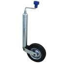 48mm Jockey Wheel For Trailers Caravans With 200mm Steel Centred Wheel