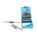 Metric MM Tap And Drill Set M3 – M12 Taps 2.5mm – 10.2mm Drills 15pc