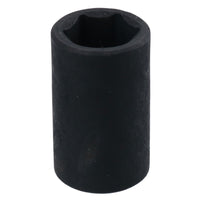 3/8in Drive Shallow Stubby Metric Impacted Impact Socket 6 Sided Single Hex