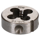 1/8" - 1/2" BSW Tap & Die Whitworth Tungsten Steel Taper Tap & 25mm Die