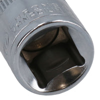 1/2in Drive Shallow Metric MM Socket 12 Sided Bi-Hex with Knurled Ring