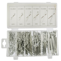 555pc Split Pin / Cotter Pin Fastener Assortment Kit 6 Assorted Sizes 1.6 - 4mm