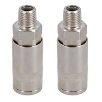 1/4” BSP Quick Release Coupler Connector With Male Thread For Air Hose Compressors