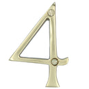 Brass House Numbers Numerals 0-9 Door Sign 70mm Plaque Street Letter Mail