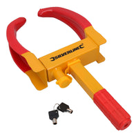 Heavy Duty Adjustable Wheel Clamp for Caravan Trailers Motor Homes with 2 Keys